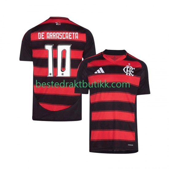 Fotballdrakter CR Flamengo Giorgian de Arrascaeta 10 Hjemmedraktsett 2025-2026 Kortermet til Herre