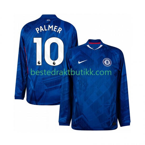 Fotballdrakter Chelsea Cole Palmer 10 Hjemmedraktsett 2025-2026 Langermet til Herre