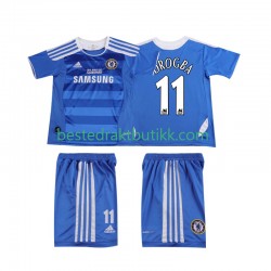Fotballdrakter Chelsea DROGBA 11 2012 Retro Hjemmedraktsett 2011 Kortermet til Barn