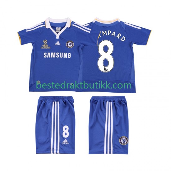 Fotballdrakter Chelsea LAMPARD 8 2007 Retro Hjemmedraktsett 2008 Kortermet til Barn