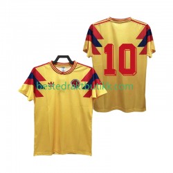 Fotballdrakter Colombia 10 1990 Retro Hjemmedraktsett Kortermet til Herre