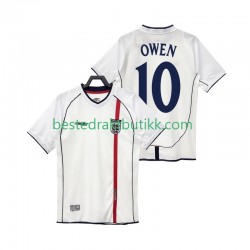 Fotballdrakter England OWEN 10 2002 Retro Hjemmedraktsett Kortermet til Herre