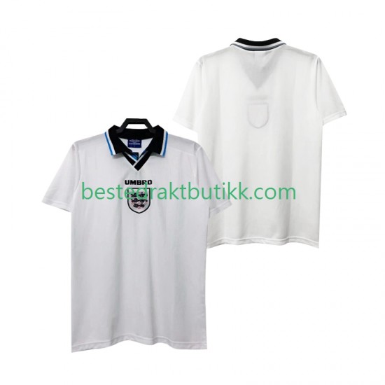 Fotballdrakter England 1996 Retro Hjemmedraktsett Kortermet til Herre