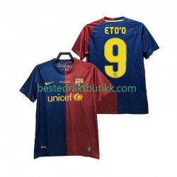 Fotballdrakter FC Barcelona ETO O 9 Champions League 2009 Retro Hjemmedraktsett 2008 Kortermet til Herre