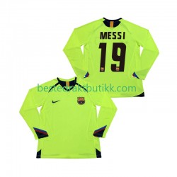 Fotballdrakter FC Barcelona Lionel Messi 19 2005 Retro Bortedraktsett 2006 Langermet til Herre