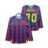 Fotballdrakter FC Barcelona Lionel Messi 30 Champions League 2005 Retro Hjemmedraktsett 2006 Langermet til Herre
