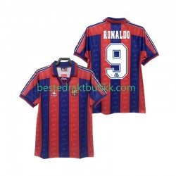 Fotballdrakter FC Barcelona RONALDO 9 1996 1997 Retro Hjemmedraktsett Kortermet til Herre