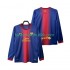 Fotballdrakter FC Barcelona 2012 2013 Retro Hjemmedraktsett Langermet til Herre