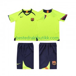 Fotballdrakter FC Barcelona 2005 Retro Bortedraktsett 2006 Kortermet til Barn