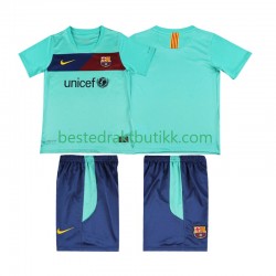 Fotballdrakter FC Barcelona Retro Bortedraktsett 2011 2010 Kortermet til Barn