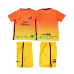 Fotballdrakter FC Barcelona 2012 2013 Retro Bortedraktsett Kortermet til Barn