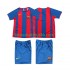 Fotballdrakter FC Barcelona 2005 Retro Hjemmedraktsett 2004 Kortermet til Barn