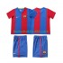 Fotballdrakter FC Barcelona 2007 Retro Hjemmedraktsett 2006 Kortermet til Barn
