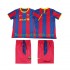 Fotballdrakter FC Barcelona Retro Hjemmedraktsett 2011 2010 Kortermet til Barn