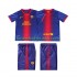 Fotballdrakter FC Barcelona 2012 2013 Retro Hjemmedraktsett Kortermet til Barn