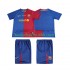 Fotballdrakter FC Barcelona Champions League 2009 Retro Hjemmedraktsett 2008 Kortermet til Barn