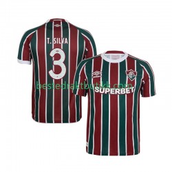 Fotballdrakter Fluminense Thiago Silva 3 Hjemmedraktsett 2025-2026 Kortermet til Herre