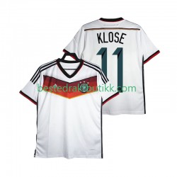 Fotballdrakter Tyskland Klose 11 2014 Retro Hjemmedraktsett Kortermet til Herre