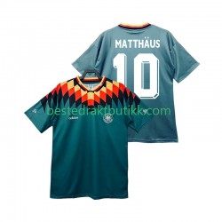 Fotballdrakter Tyskland MATTHAUS 10 Retro Bortedraktsett 1994 Kortermet til Herre