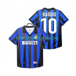 Fotballdrakter Inter Milan BAGGIO 10 1998 Retro Hjemmedraktsett 1999 Kortermet til Herre