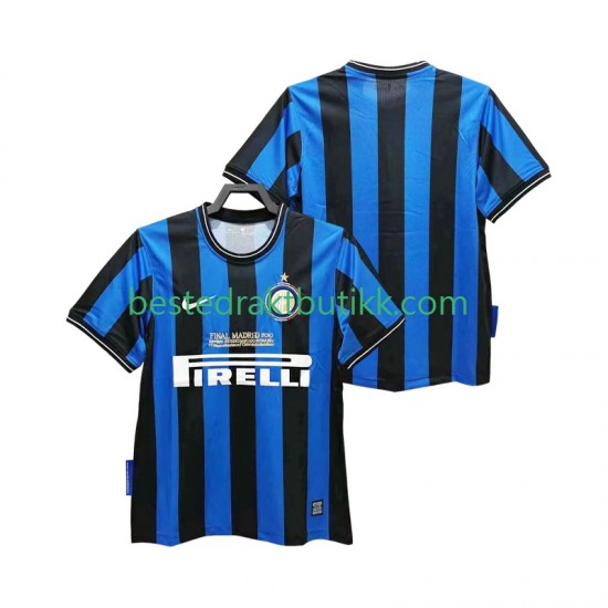 Fotballdrakter Inter Milan 2009 Retro Hjemmedraktsett 2010 Kortermet til Herre