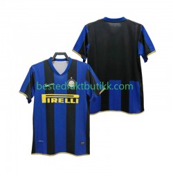 Fotballdrakter Inter Milan Champions League 2009 Retro Hjemmedraktsett 2008 Kortermet til Herre