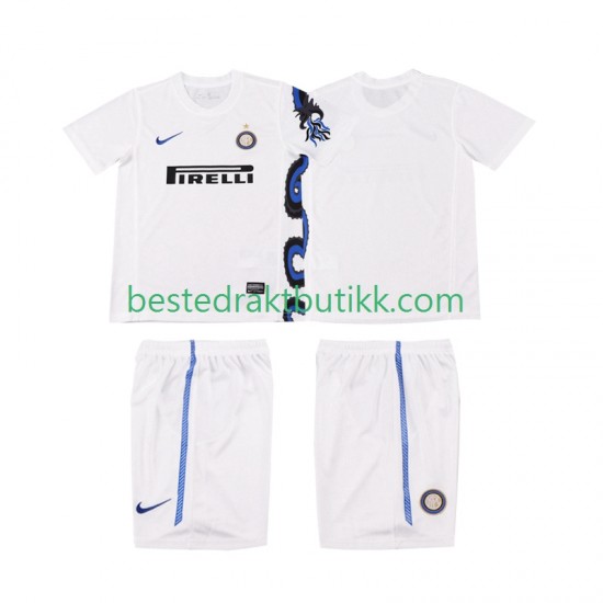 Fotballdrakter Inter Milan Retro Bortedraktsett 2011 2010 Kortermet til Barn