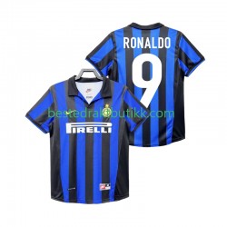 Fotballdrakter Inter Milan Roanldo 9 1998 Retro Hjemmedraktsett 1999 Kortermet til Herre