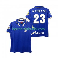 Fotballdrakter Italia MATERAZZI 23 1996 Retro Hjemmedraktsett Kortermet til Herre