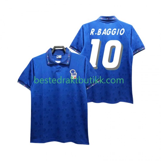 Fotballdrakter Italia Roberto Baggio 10 Retro Hjemmedraktsett 1994 Kortermet til Herre
