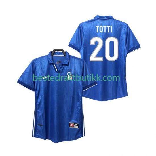 Fotballdrakter Italia Totti 20 1998 Retro Hjemmedraktsett Kortermet til Herre