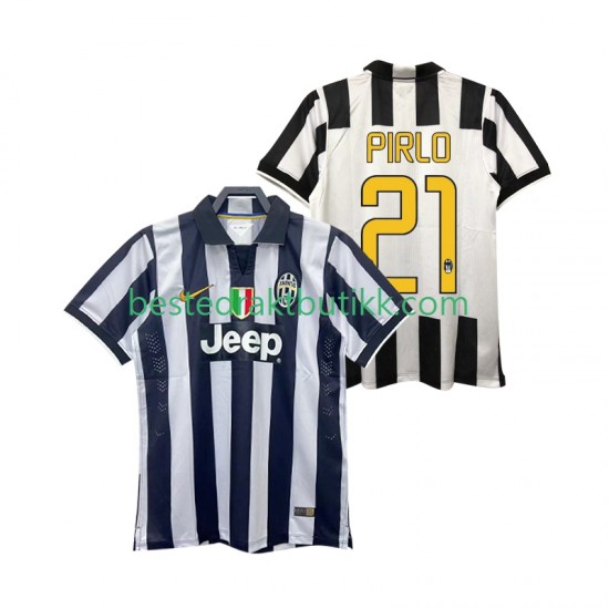 Fotballdrakter Juventus Andrea Pirlo 21 2014 2015 Retro Hjemmedraktsett Kortermet til Herre