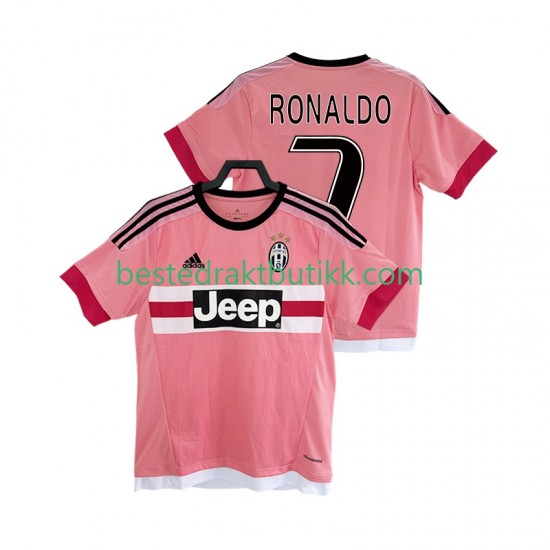 Fotballdrakter Juventus Cristiano Ronaldo 7 2016 2017 Retro Bortedraktsett Kortermet til Herre