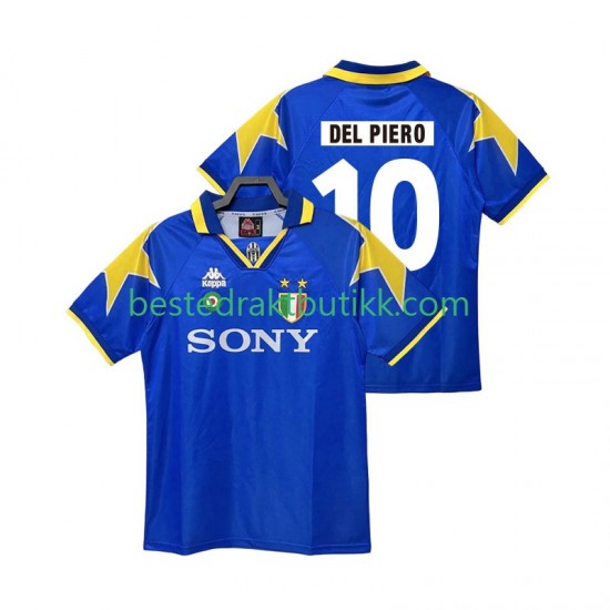 Fotballdrakter Juventus DEL PIERO 10 1995 1996 Retro Bortedraktsett Kortermet til Herre