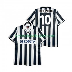 Fotballdrakter Juventus DEL PIERO 10 1995 1996 Retro Hjemmedraktsett Kortermet til Herre