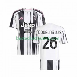 Fotballdrakter Juventus Douglas Luiz 26 Hjemmedraktsett 2025-2026 Kortermet til Herre