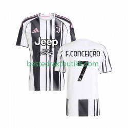 Fotballdrakter Juventus Francisco Conceicao 7 Hjemmedraktsett 2025-2026 Kortermet til Herre