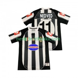 Fotballdrakter Juventus NEDVED 11 2002 2003 Retro Hjemmedraktsett Kortermet til Herre