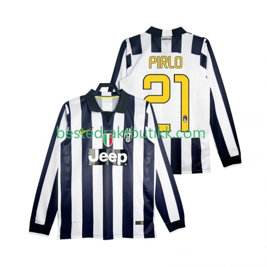 Fotballdrakter Juventus Pirlo 21 2014 2015 Retro Hjemmedraktsett Langermet til Herre