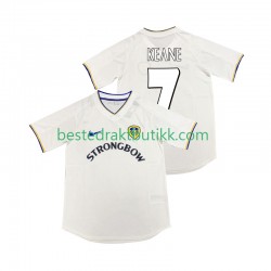 Fotballdrakter Leeds United KEANE 7 2000 2001 Retro Hjemmedraktsett Kortermet til Herre