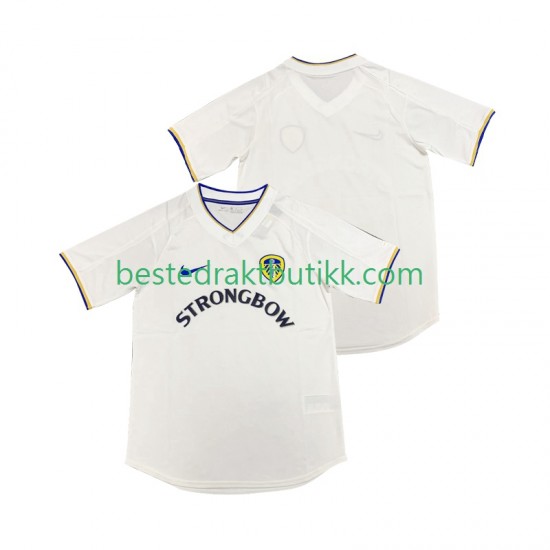 Fotballdrakter Leeds United 2000 2001 Retro Hjemmedraktsett Kortermet til Herre