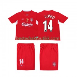 Fotballdrakter Liverpool ALONSO 14 LWP 2005 Retro Hjemmedraktsett 2004 Kortermet til Herre