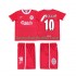 Fotballdrakter Liverpool BERGKAMP 10 LWP 1997 1998 Retro Hjemmedraktsett Kortermet til Barn