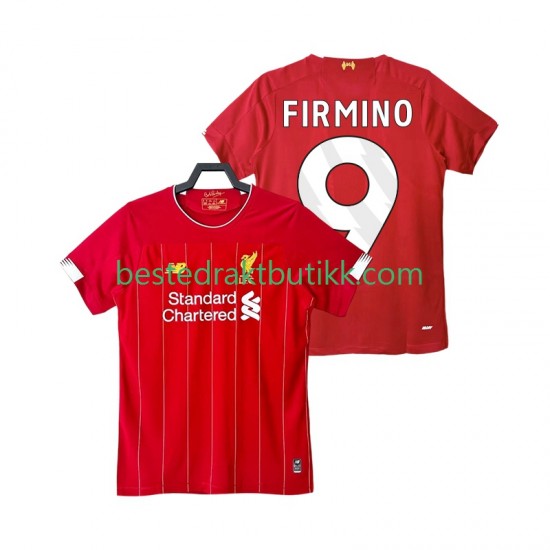 Fotballdrakter Liverpool FIRMINO 9 2019 2020 Retro Hjemmedraktsett Kortermet til Herre
