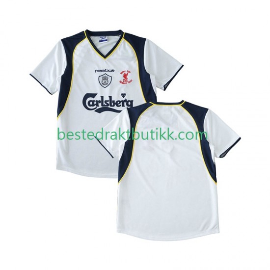 Fotballdrakter Liverpool LWP 2001 2002 Retro Bortedraktsett Kortermet til Herre