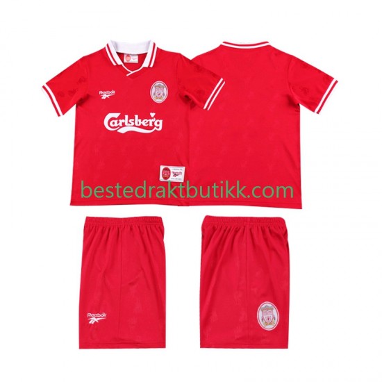 Fotballdrakter Liverpool LWP 1996 1997 Retro Hjemmedraktsett Kortermet til Barn