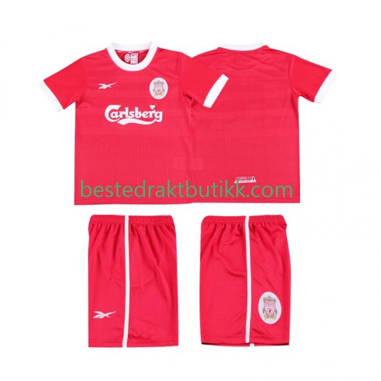 Fotballdrakter Liverpool LWP 1997 1998 Retro Hjemmedraktsett Kortermet til Barn