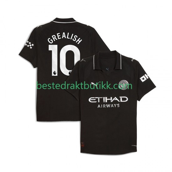 Fotballdrakter Manchester City Jack Grealish 10 Bortedraktsett 2025-2026 Kortermet til Herre