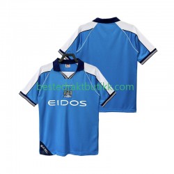 Fotballdrakter Manchester City 2001 Retro Hjemmedraktsett 1999 Kortermet til Herre