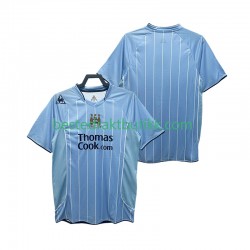 Fotballdrakter Manchester City 2007 Retro Hjemmedraktsett 2008 Kortermet til Herre